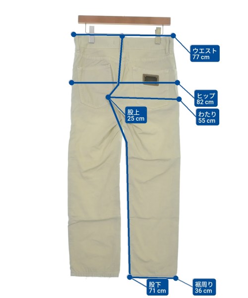 DOLCE&GABBANA（ドルチェアンドガッバーナ）チノパン ベージュ サイズ:44(S位) メンズ/2200639482057