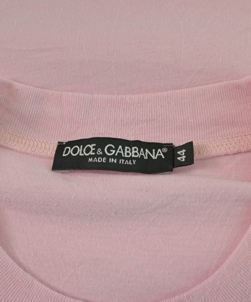 DOLCE&GABBANA（ドルチェアンドガッバーナ）Tシャツ・カットソー ピンク サイズ:44(S位) メンズ/2200649576067