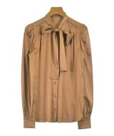 DOLCE&GABBANA（ドルチェアンドガッバーナ）ブラウス 茶 サイズ:36(XS位) レディース/2200641685019