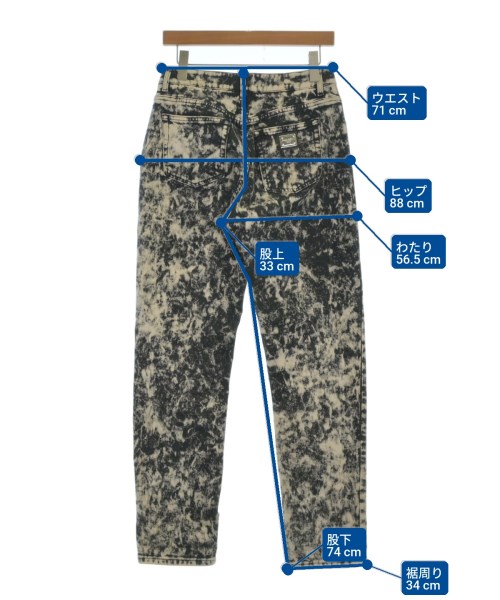 DOLCE&GABBANA（ドルチェアンドガッバーナ）デニムパンツ 黒 サイズ:40(M位) レディース/2200640572044