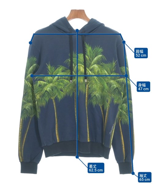 DOLCE&GABBANA（ドルチェアンドガッバーナ）パーカー 紺 サイズ:44(S位) メンズ/2200643152267