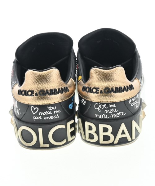 DOLCE&GABBANA（ドルチェアンドガッバーナ）スニーカー 黒 サイズ:37 1/2(23.5cm位) レディース/2200651586054