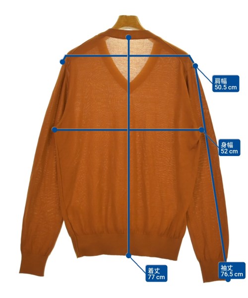 DOLCE&GABBANA（ドルチェアンドガッバーナ）カーディガン オレンジ サイズ:52(XXL位) メンズ/2200651728058