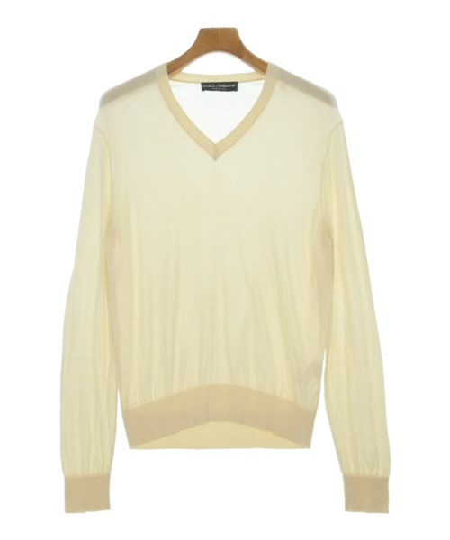 DOLCE&GABBANA(ドルチェアンドガッバーナ)ニット・セーター 白 サイズ:46(M位)/2200642390110