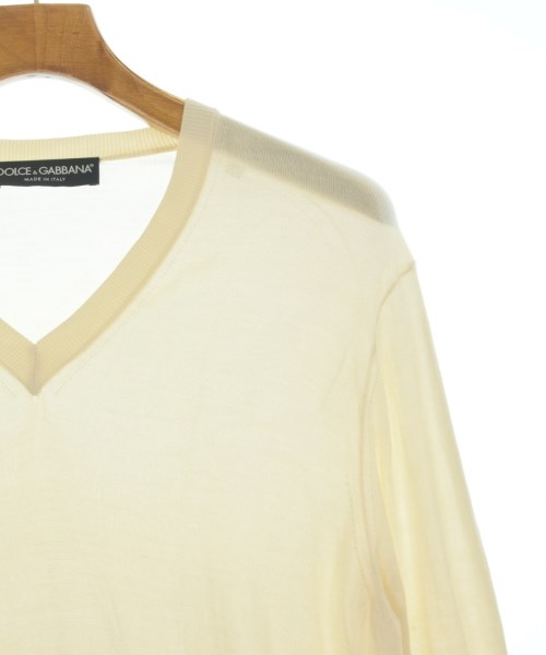 DOLCE&GABBANA（ドルチェアンドガッバーナ）ニット・セーター 白 サイズ:46(M位) メンズ/2200642390110