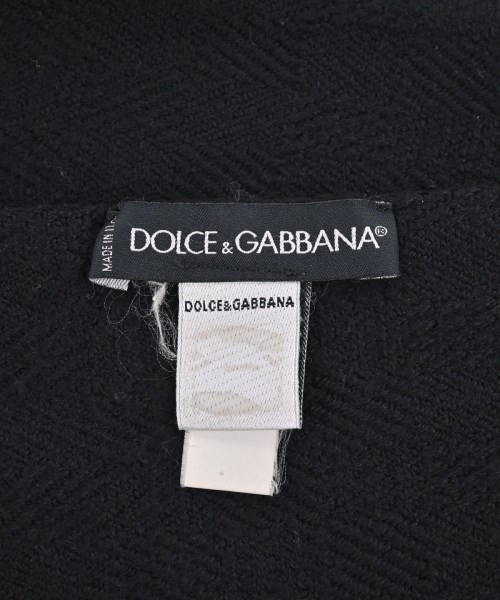DOLCE&GABBANA（ドルチェアンドガッバーナ）マフラー 黒 サイズ:- メンズ/2200640313081