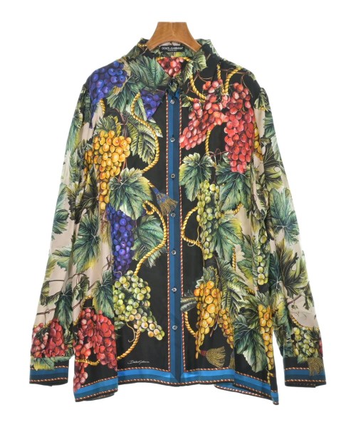 DOLCE&GABBANA(ドルチェアンドガッバーナ)ブラウス 黒 サイズ:54(XXL位)/2200651951234