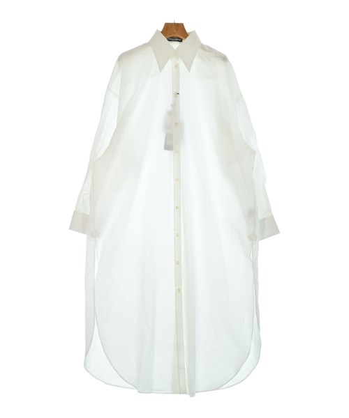 DOLCE&GABBANA(ドルチェアンドガッバーナ)シャツワンピース 白 サイズ:40(M位)/2200651951241
