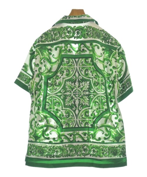 DOLCE&GABBANA（ドルチェアンドガッバーナ）カジュアルシャツ 緑 サイズ:39(M位) メンズ/2200653077079