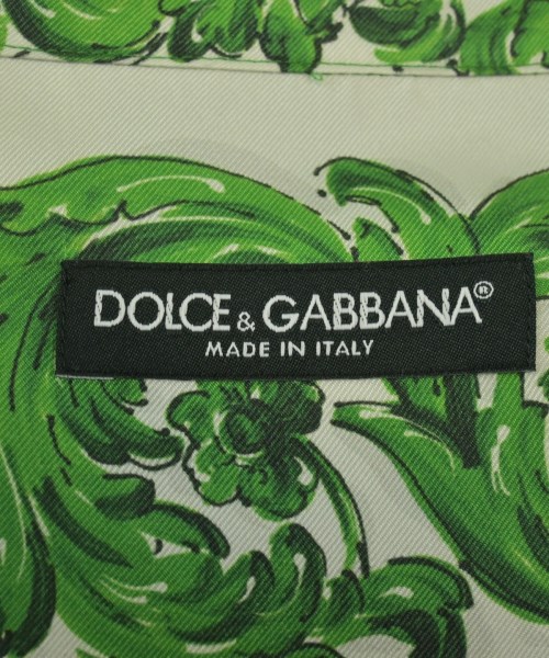 DOLCE&GABBANA（ドルチェアンドガッバーナ）カジュアルシャツ 緑 サイズ:39(M位) メンズ/2200653077079
