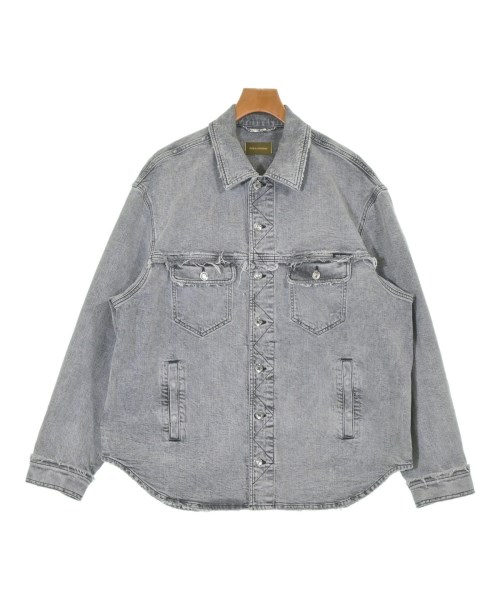 DOLCE&GABBANA(ドルチェアンドガッバーナ)デニムジャケット グレー サイズ:50(XL位)/2200653112138
