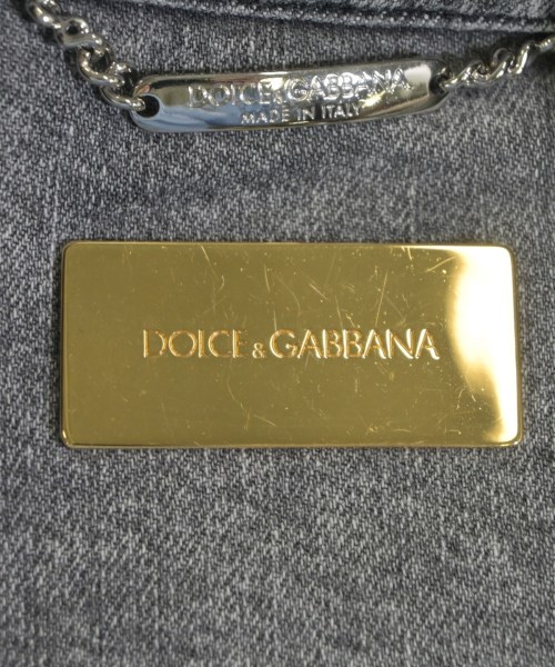DOLCE&GABBANA（ドルチェアンドガッバーナ）デニムジャケット グレー サイズ:50(XL位) メンズ/2200653112138