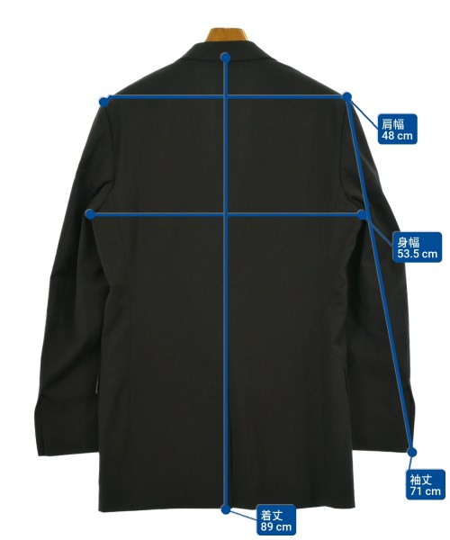 DOLCE&GABBANA（ドルチェアンドガッバーナ）テーラードジャケット 黒 サイズ:46(M位) メンズ/2200644364041