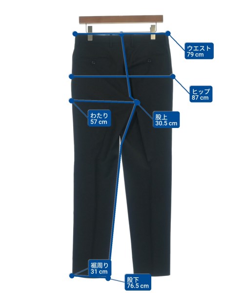 DOLCE&GABBANA（ドルチェアンドガッバーナ）スラックス 黒 サイズ:46(M位) メンズ/2200644364119