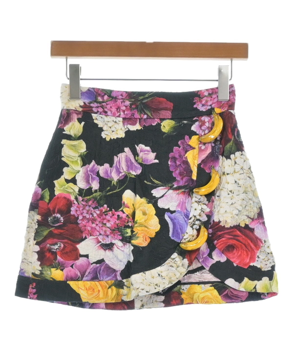 DOLCE&GABBANA（ドルチェアンドガッバーナ）ミニスカート 黒 サイズ:38