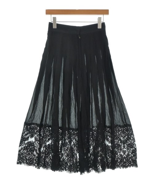DOLCE&GABBANA（ドルチェアンドガッバーナ）ひざ丈スカート 黒 サイズ:36(XS位) レディース/2200653330099