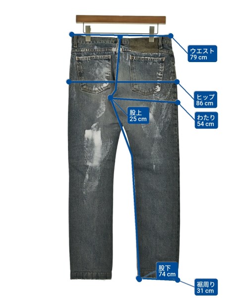 DOLCE&GABBANA（ドルチェアンドガッバーナ）デニムパンツ 青 サイズ:44(S位) メンズ/2200653583129
