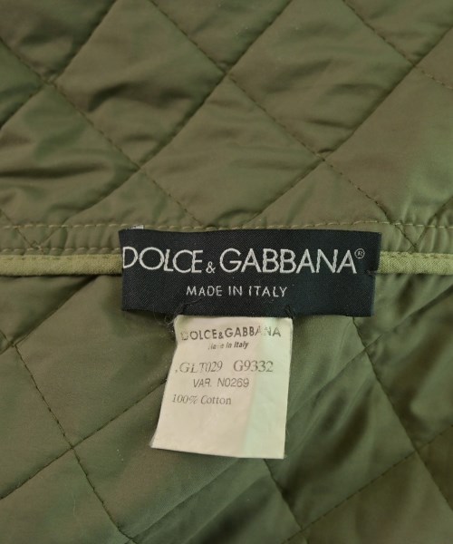 DOLCE&GABBANA（ドルチェアンドガッバーナ）ダウンジャケット/ダウンベスト カーキ サイズ:-(M位) メンズ/2200646385020
