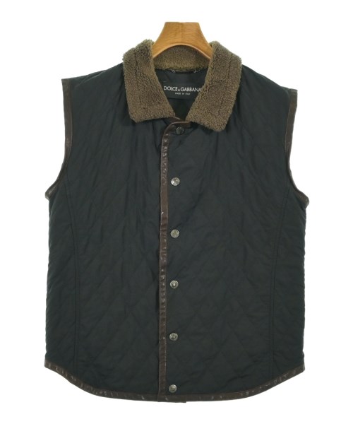 DOLCE&GABBANA(ドルチェアンドガッバーナ)ダウンジャケット/ダウンベスト 黒 サイズ:-(L位)/2200646385075