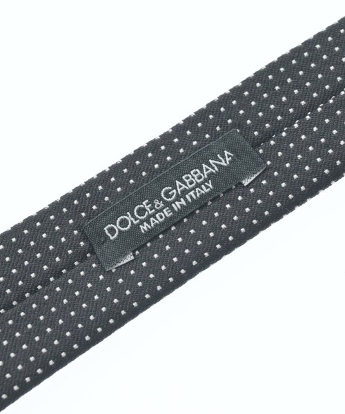 DOLCE&GABBANA（ドルチェアンドガッバーナ）ネクタイ 黒 サイズ:- メンズ/2200654283233