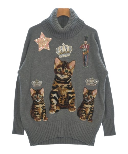 DOLCE&GABBANA(ドルチェアンドガッバーナ)ニット・セーター グレー サイズ:38(M位)/2200700378111