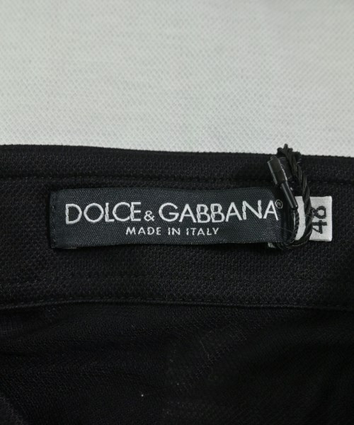 DOLCE&GABBANA（ドルチェアンドガッバーナ）ポロシャツ 黒 サイズ:48(L位) メンズ/2200702147968