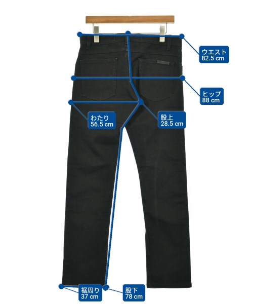 DOLCE&GABBANA（ドルチェアンドガッバーナ）デニムパンツ 黒 サイズ:46(M位) メンズ/2200702515019
