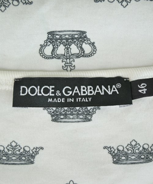 DOLCE&GABBANA（ドルチェアンドガッバーナ）Tシャツ・カットソー 白 サイズ:46(M位) メンズ/2200698273108