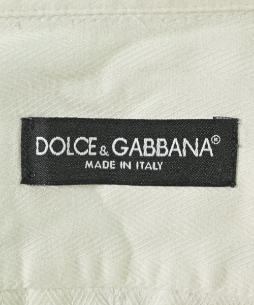 DOLCE&GABBANA（ドルチェアンドガッバーナ）カジュアルシャツ 白 サイズ:-(XS位) メンズ/2200700107018