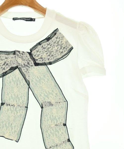 DOLCE&GABBANA（ドルチェアンドガッバーナ）Tシャツ・カットソー 白 サイズ:38(S位) レディース/2200702227035