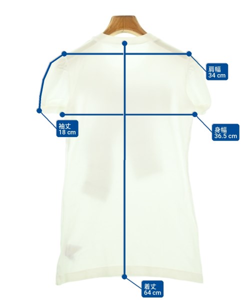 DOLCE&GABBANA（ドルチェアンドガッバーナ）Tシャツ・カットソー 白 サイズ:38(S位) レディース/2200702227035
