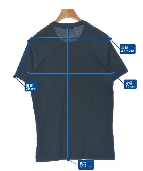 DOLCE&GABBANA（ドルチェアンドガッバーナ）Tシャツ・カットソー 黒 サイズ:48(XXL位) メンズ/2200703544025
