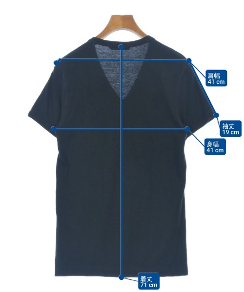 DOLCE&GABBANA（ドルチェアンドガッバーナ）Tシャツ・カットソー 黒 サイズ:46(M位) メンズ/2200703544032