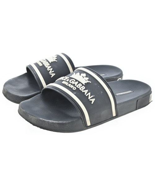 DOLCE&GABBANA(ドルチェアンドガッバーナ)サンダル 黒 サイズ:EU42(27cm位)/2200703621030