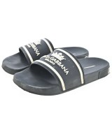 DOLCE&GABBANA（ドルチェアンドガッバーナ）サンダル 黒 サイズ:EU42(27cm位) メンズ/2200703621030