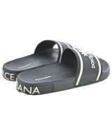 DOLCE&GABBANA（ドルチェアンドガッバーナ）サンダル 黒 サイズ:EU42(27cm位) メンズ/2200703621030