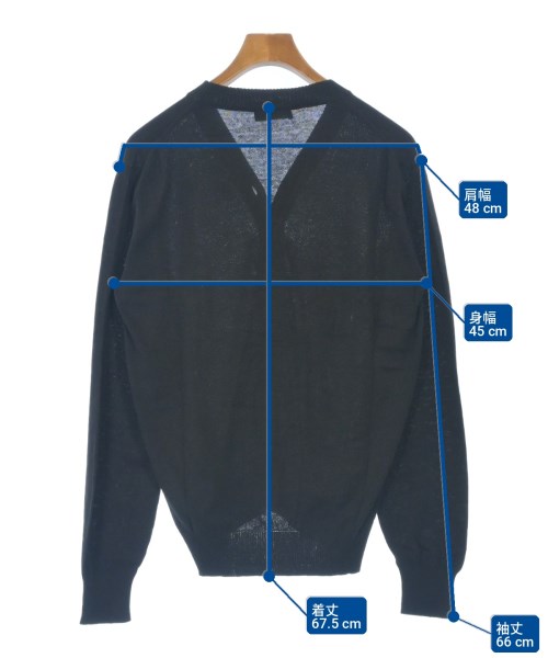 DOLCE&GABBANA（ドルチェアンドガッバーナ）ニット・セーター 黒 サイズ:50(XL位) メンズ/2200702447792