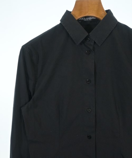 DOLCE&GABBANA（ドルチェアンドガッバーナ）カジュアルシャツ 黒 サイズ:38(S位) レディース/2200704125087