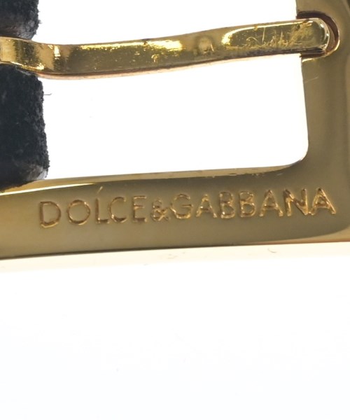 DOLCE&GABBANA（ドルチェアンドガッバーナ）ベルト 黒 サイズ:70cm レディース/2200705294034
