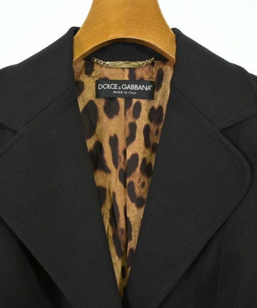 DOLCE&GABBANA（ドルチェアンドガッバーナ）テーラードジャケット 黒 サイズ:42(M位) レディース/2200700154074