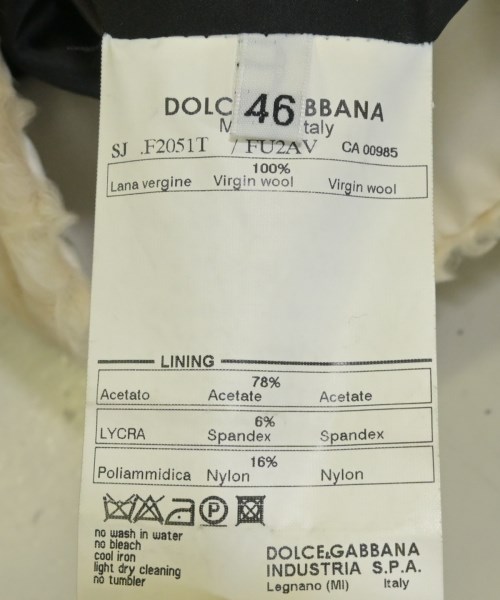DOLCE&GABBANA（ドルチェアンドガッバーナ）その他 黒 サイズ:46(XL位) レディース/2200705735087
