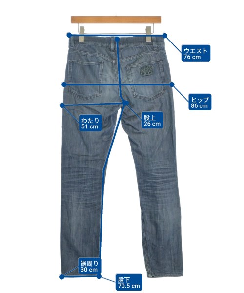 DOLCE&GABBANA（ドルチェアンドガッバーナ）デニムパンツ 紺 サイズ:44(S位) メンズ/2200705894029
