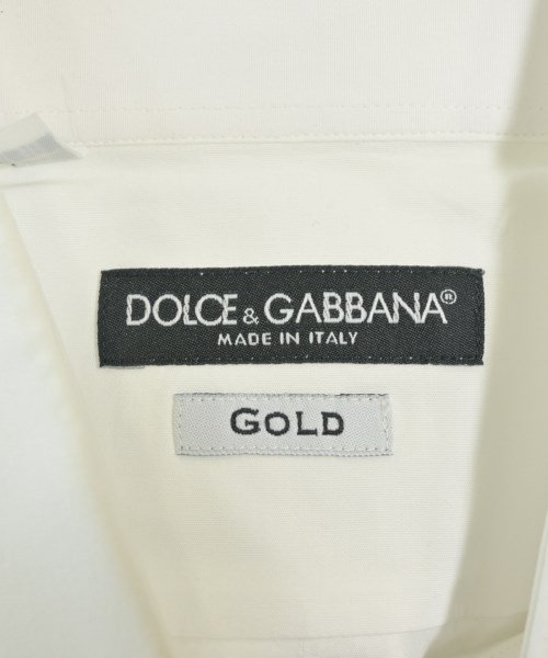 DOLCE&GABBANA（ドルチェアンドガッバーナ）ドレスシャツ 白 サイズ:38(S位) メンズ/2200703929150