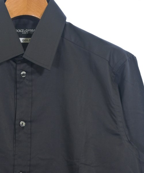 DOLCE&GABBANA（ドルチェアンドガッバーナ）ドレスシャツ 黒 サイズ:38(S位) メンズ/2200703929167