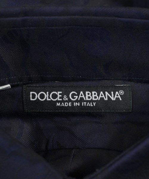 DOLCE&GABBANA（ドルチェアンドガッバーナ）カジュアルシャツ 紺 サイズ:40(L位) メンズ/2200703929174