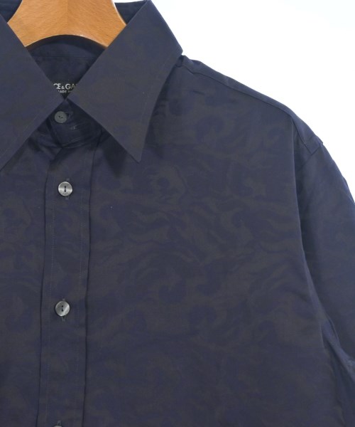 DOLCE&GABBANA（ドルチェアンドガッバーナ）カジュアルシャツ 紺 サイズ:40(L位) メンズ/2200703929174