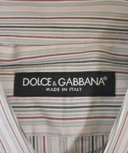 DOLCE&GABBANA（ドルチェアンドガッバーナ）ドレスシャツ ピンク サイズ:38(S位) メンズ/2200703929181
