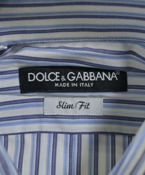 DOLCE&GABBANA（ドルチェアンドガッバーナ）ドレスシャツ 青 サイズ:38(S位) メンズ/2200703929198