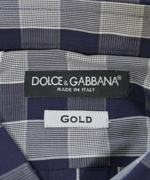 DOLCE&GABBANA（ドルチェアンドガッバーナ）カジュアルシャツ 紺 サイズ:42(XXL位) メンズ/2200703929204