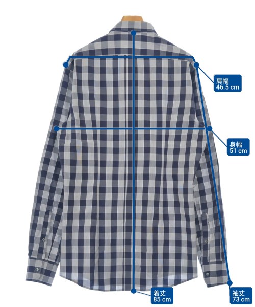 DOLCE&GABBANA（ドルチェアンドガッバーナ）カジュアルシャツ 紺 サイズ:42(XXL位) メンズ/2200703929204